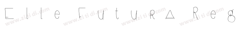 Elle Futura Regular字体转换